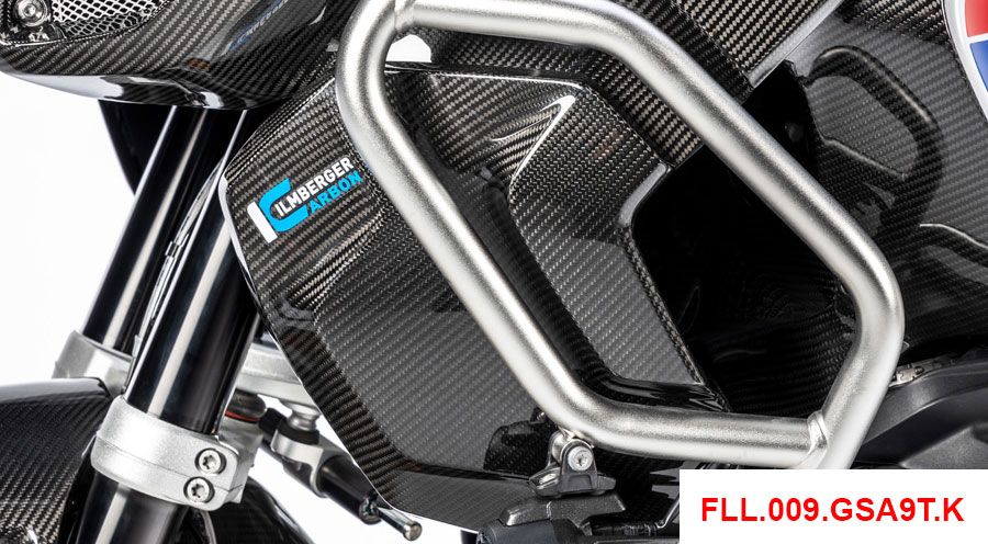 BMW R 1250 GS & R 1250 GS Adventure Couvercle du Refroidisseur en Carbone, côté gauche