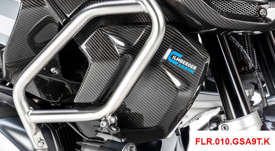 BMW R 1250 GS & R 1250 GS Adventure Couvercle du Refroidisseur en Carbone, côté droit