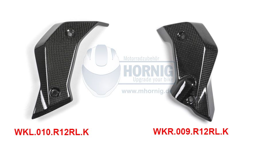 BMW R 1200 R, LC (2015-2018) Protège Radiateur en Carbone