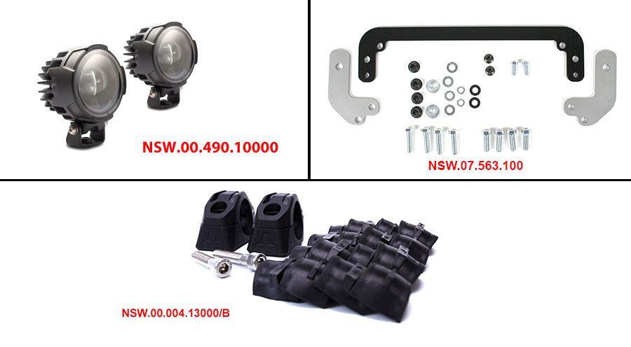 BMW R1200GS (04-12), R1200GS Adv (05-13) & HP2 Feux additionnels