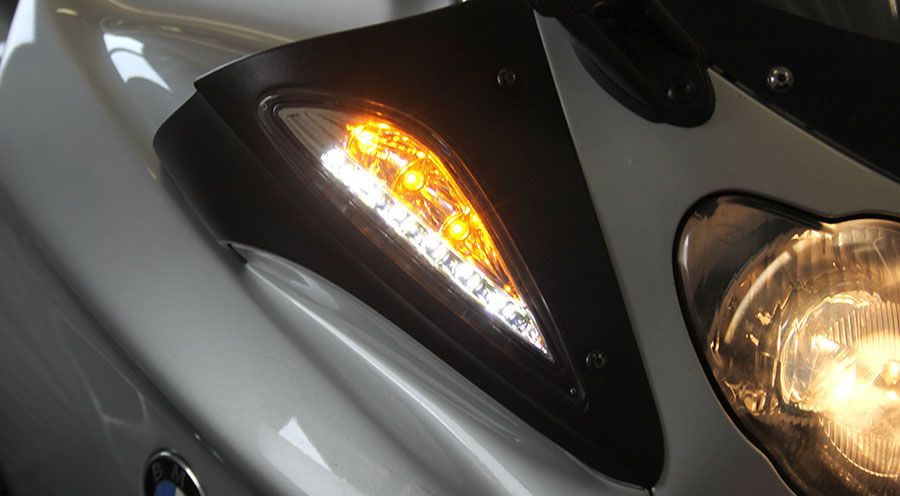 Clignotants LED Pour Moto - Étanches - 12V - 2W - Coque ABS - Compatibles Avec La Plupart Des Motos Et Scooters - 9