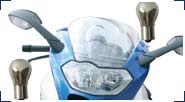 BMW R1200S & HP2 Sport Leds, Lentilles, Ampoules