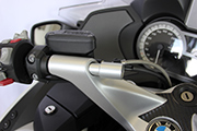 Adaptateur pour fixation guidon tubulaire pour motos BMW